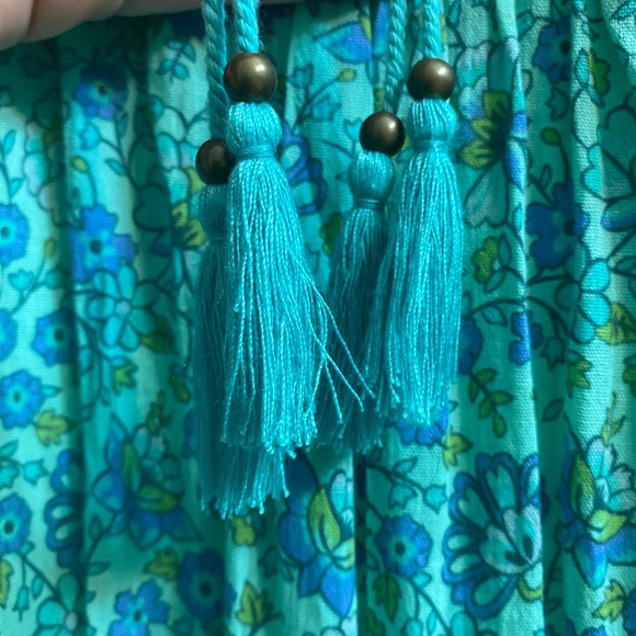 Spell Sundown Boho turquoise dress size XL - Picture 5 of 14